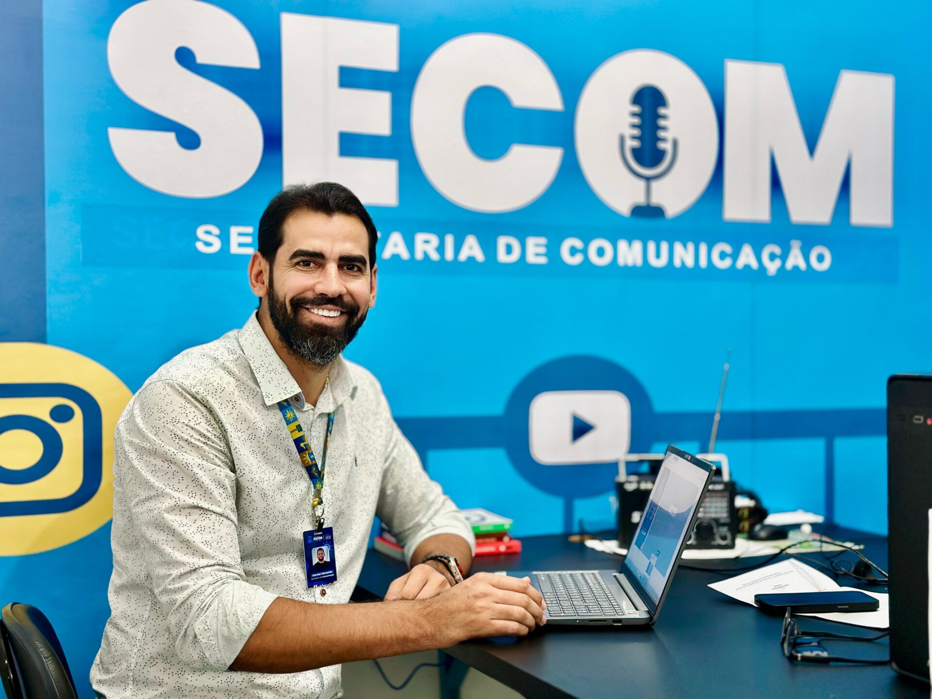Câmara de Patos aprova voto de aplauso ao Secretário de Comunicação Daniel Almeida
