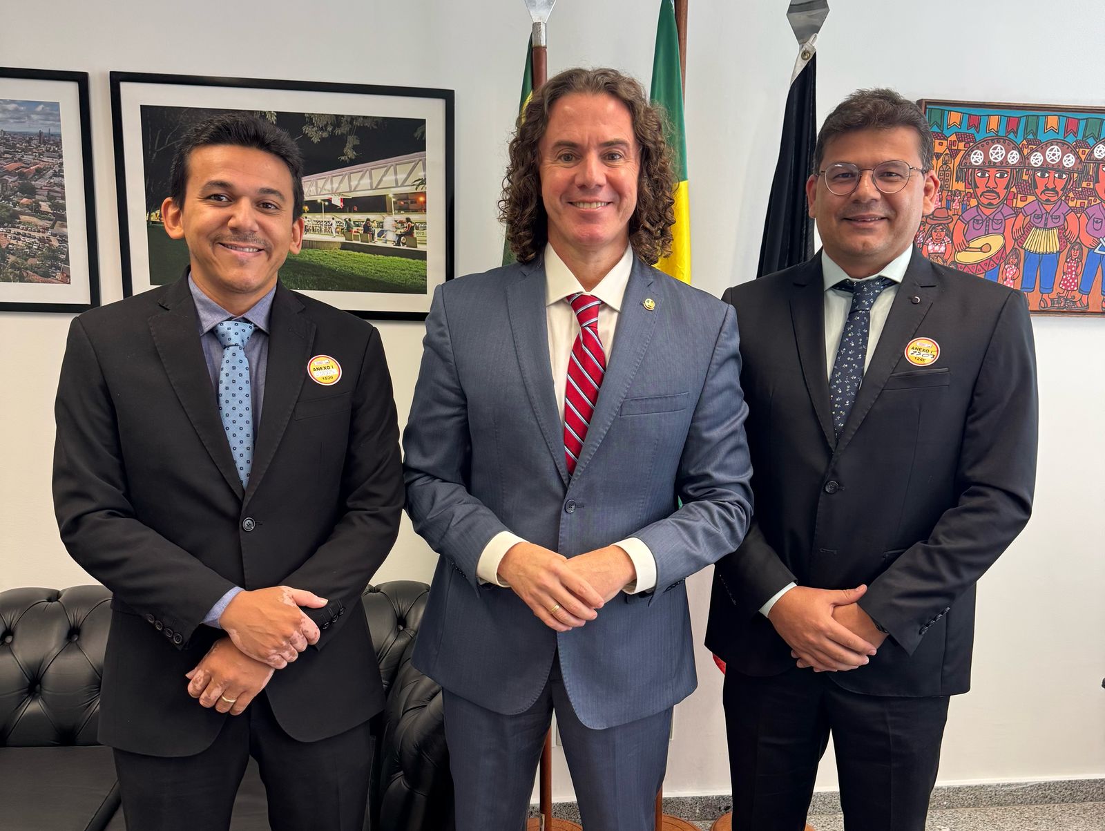 Veneziano recebe prefeito Jackson, de Santa Rita, para tratar de demandas do município e destaca “frutuosa parceria”