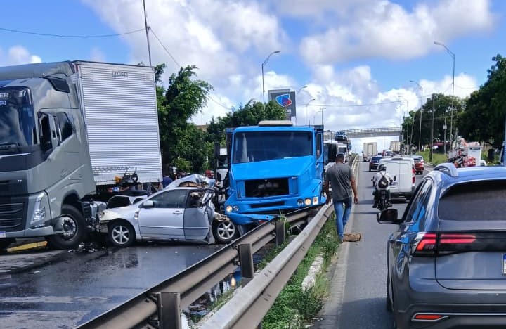 Criança de sete meses é uma das vítimas de um grave acidente em João Pessoa