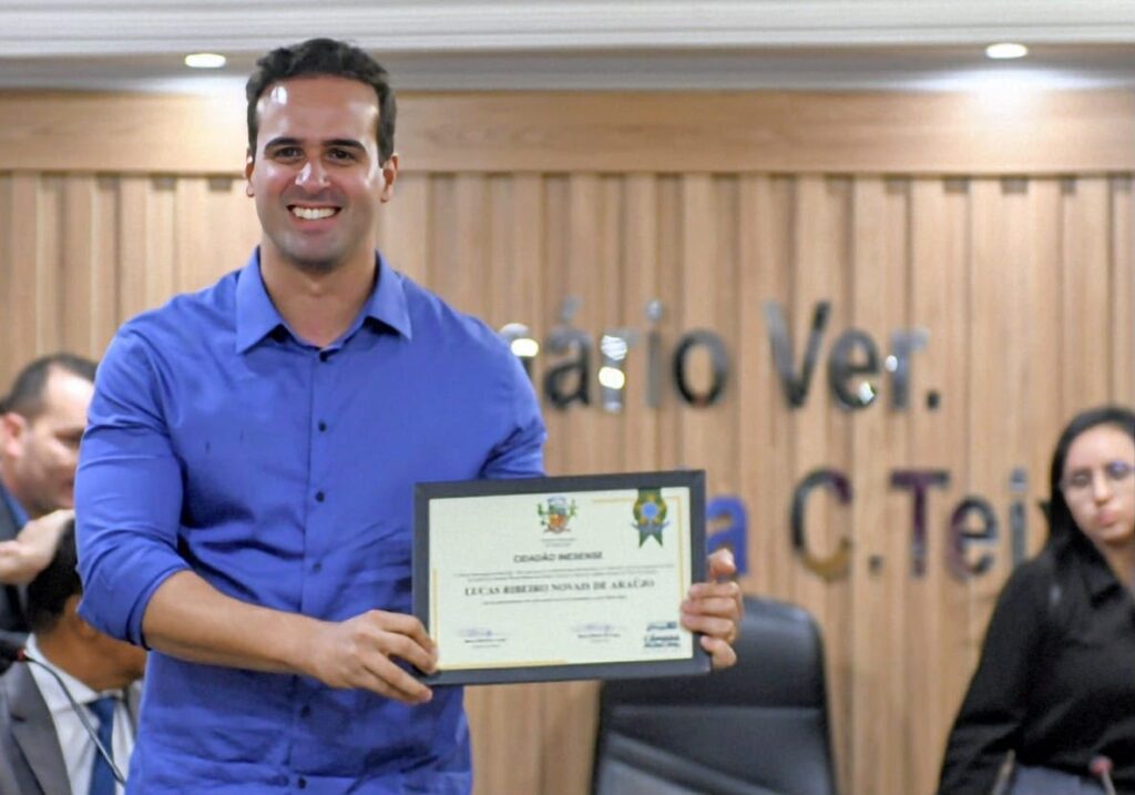 Governador Lucas Ribeiro recebe título de cidadão de Dona Inês e acompanha início da travessia urbana de Marcação